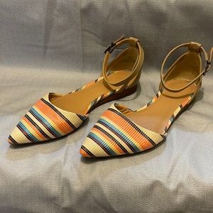 Crown Vintage Flats with Ankle Strap